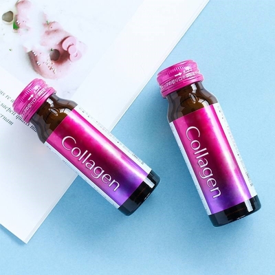 OEM / ODM 50ml Nước yến Collagen đàn hồi tự nhiên Làm đẹp và làm đẹp Nước giải khát dạng lỏng