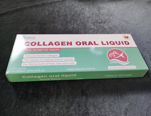 100% Cá Tự Nhiên Collagen Peptide Uống Làm Đẹp Bằng Miệng Chất Lỏng Làm Đẹp 10Ml Bổ Sung Sức Khỏe Bán Buôn OEM