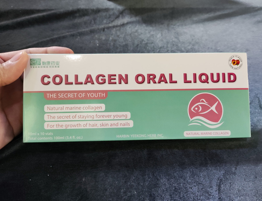100% Cá Tự Nhiên Collagen Peptide Uống Làm Đẹp Bằng Miệng Chất Lỏng Làm Đẹp 10Ml Bổ Sung Sức Khỏe Bán Buôn OEM