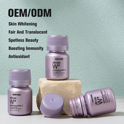 OEM Chất Lượng Cao 30Ml Chất Lỏng Uống Siêu Trắng Chống Oxy Hóa Tăng Cường Miễn Dịch Làm Sáng Da Uống Bổ Sung