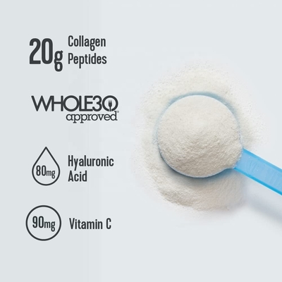 OEM thúc đẩy chăm sóc tóc và móng tay, bổ sung sức khỏe xương và khớp, bột peptide collagen cá