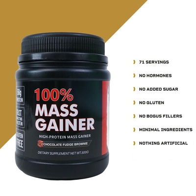 Oem Công thức tùy chỉnh Hương vị Bột bổ sung thể thao protein cao để tăng cân và tăng cơ