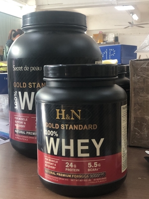 OEM 5lb Nhãn Hiệu Riêng Whey Protein Cô Lập Bột Cơ Thể Xây Dựng Cơ Bắp Tiêu Chuẩn Vàng 100% Bột Protein