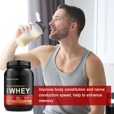 OEM 5lb Nhãn Hiệu Riêng Whey Protein Cô Lập Bột Cơ Thể Xây Dựng Cơ Bắp Tiêu Chuẩn Vàng 100% Bột Protein