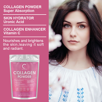 OEM Collagen Peptide Powder để làm trắng da Enzyme tiêu hóa Không biến đổi gen Không chứa gluten