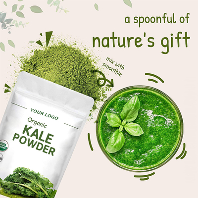 OEM Organic Greens Superfood Juice Powder Bột chiết xuất cải xoăn