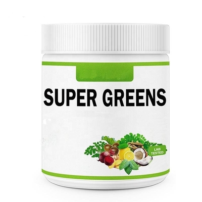 Enzyme tiêu hóa Probiotics Superfood Greens Blend Powder OEM Với Spirulina Chlorella