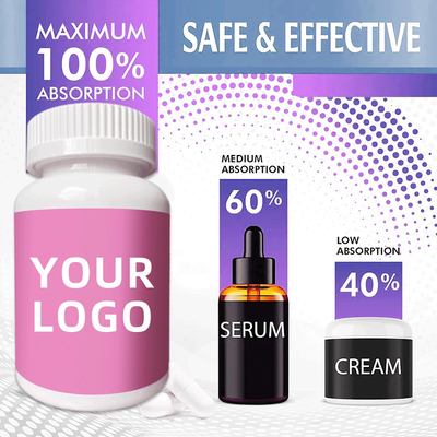 OEM Thuốc làm trắng hấp thụ nhanh Glutathione Thuốc làm trắng da Viên nang làm trắng da