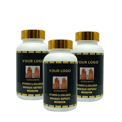 Viên nang OEM Ultra White Vitamin C &amp; Collagen Knuckles 60 Softgel để loại bỏ khớp ngón tay, khuỷu tay sẫm màu