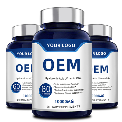 OEM bán chạy nhãn hiệu riêng của Hoa Kỳ Viên nang làm trắng da Collagen