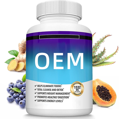 Viên nang OEM giảm cân Frozen Detox Sea Moss Apple Cider Vinegar Capsule Viên nang giảm béo