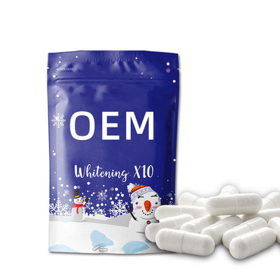 Vitamin C Herbal OEM Capsule OEM Skin 2 trong 1 Viên nang Collagen làm trắng da