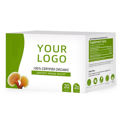 OEM Ganoderma Lucidum Nấm linh chi Túi trà xanh Thảo dược tức thì Trà giải độc sức khỏe