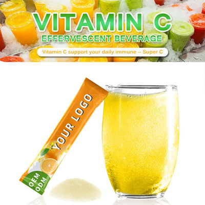 Nước giải khát dạng đặc sủi bọt Vitamin C OEM dùng để bổ sung Vitamin và tăng cường sức đề kháng