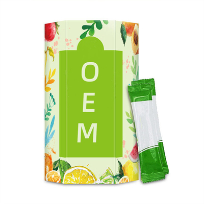 15 Que / Hộp Bột sợi giải độc Nguyên liệu thô OEM Bột Enzyme trái cây