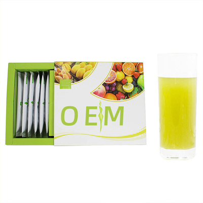 15 Que / Hộp Bột sợi giải độc Nguyên liệu thô OEM Bột Enzyme trái cây