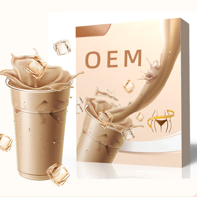 Nước ép trà sữa cà phê Bột giảm cân OEM Slim 10gx10bag