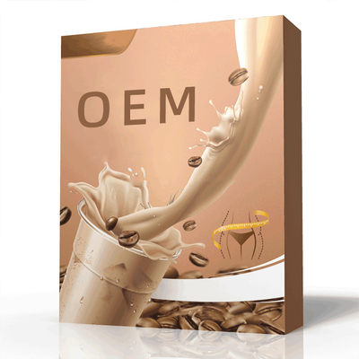 Nước ép trà sữa cà phê Bột giảm cân OEM Slim 10gx10bag