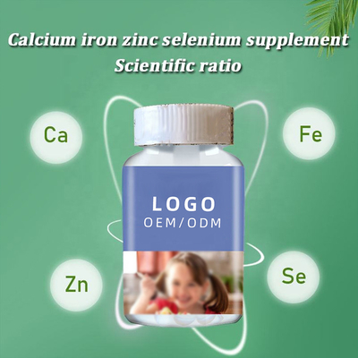 Canxi Sắt Kẽm Selen Đa Nguyên Tố Bổ Sung Dinh Dưỡng Người Lớn Trẻ Em Trà Viên Nang