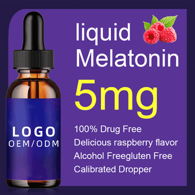 50ml 5Mg Biotin Collagen Drops OEM Natural Melatonin Drops Hỗ trợ giấc ngủ đêm dành cho người lớn