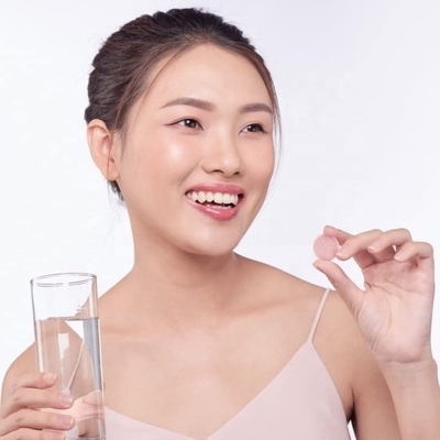 Thuốc làm trắng da OEM Nhãn hiệu riêng Glutathione Vitamin C Viên sủi cho chế độ ăn kiêng chống oxy hóa
