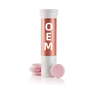 Thuốc làm trắng da OEM Nhãn hiệu riêng Glutathione Vitamin C Viên sủi cho chế độ ăn kiêng chống oxy hóa