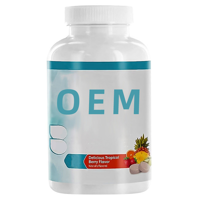 Cấp thực phẩm OEM Thuốc sức khỏe Viên nén vitamin tổng hợp có thể nhai được
