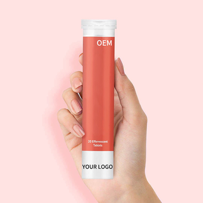 Viên nén sủi bọt OEM 250mg-1000mg Không có tác dụng phụ đối với sức khỏe làn da