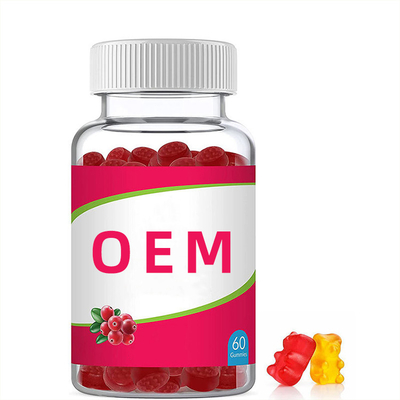 100% Natural Women Bổ sung dinh dưỡng Nam việt quất Probiotic Gummies Đường tiết niệu Nam việt quất Thực phẩm bổ sung