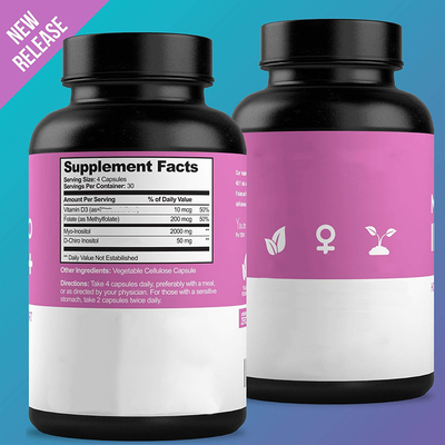 Bổ sung hỗ trợ nội tiết tố chống mệt mỏi cho phụ nữ với bổ sung D-Chiro Inositol Folate Vitamin D3