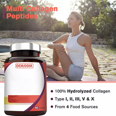 60/90/120cts / Chai Phụ nữ Bổ sung Dinh dưỡng Bổ sung Chế độ ăn uống Collagen Viên nang Làm trắng