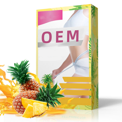 Chăm sóc sức khỏe Phụ nữ Bổ sung dinh dưỡng Bột giảm cân Detox Nhãn hiệu riêng Hương vị dứa