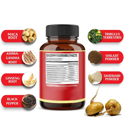 Các chất bổ sung dinh dưỡng cho nam giới hữu cơ Maca Plus Capsules Strong Man Pills