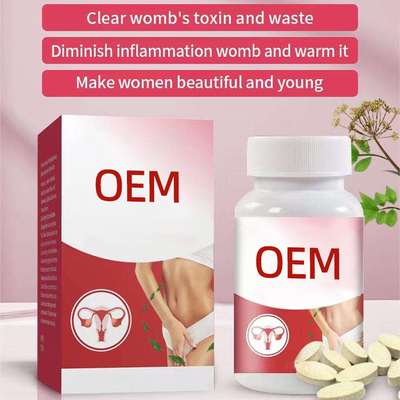 Đồ kẹo từ thảo mộc Trung Quốc tự nhiên 60pcs Đàn bà làm sạch tử cung ấm áp