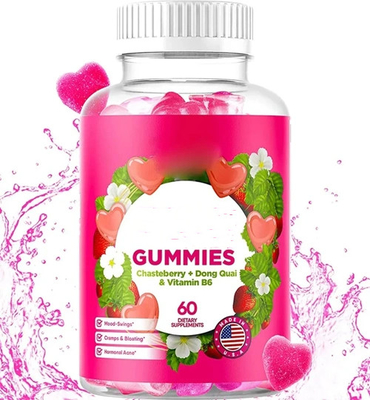 Phụ nữ Bệnh phồng phồng giảm đau kinh nguyệt Cơn chuột rút Sản phẩm sức khỏe Phụ nữ Pms Vỏ kẹo cao su