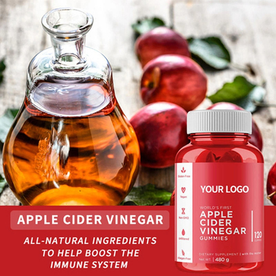 OEM Nhãn hiệu riêng Đồ kẹo vitamin tùy chỉnh Giảm cân Apple Cider Vinegar kẹo kẹo kẹo